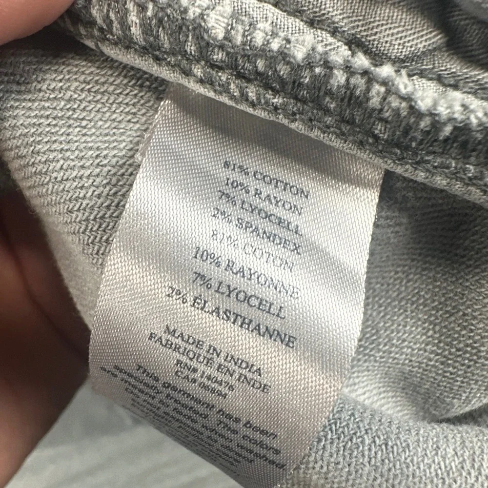 Faherty Brand Movement 5-Pocket Pants Mens 38x32 Grey Stretch Straight Preppy